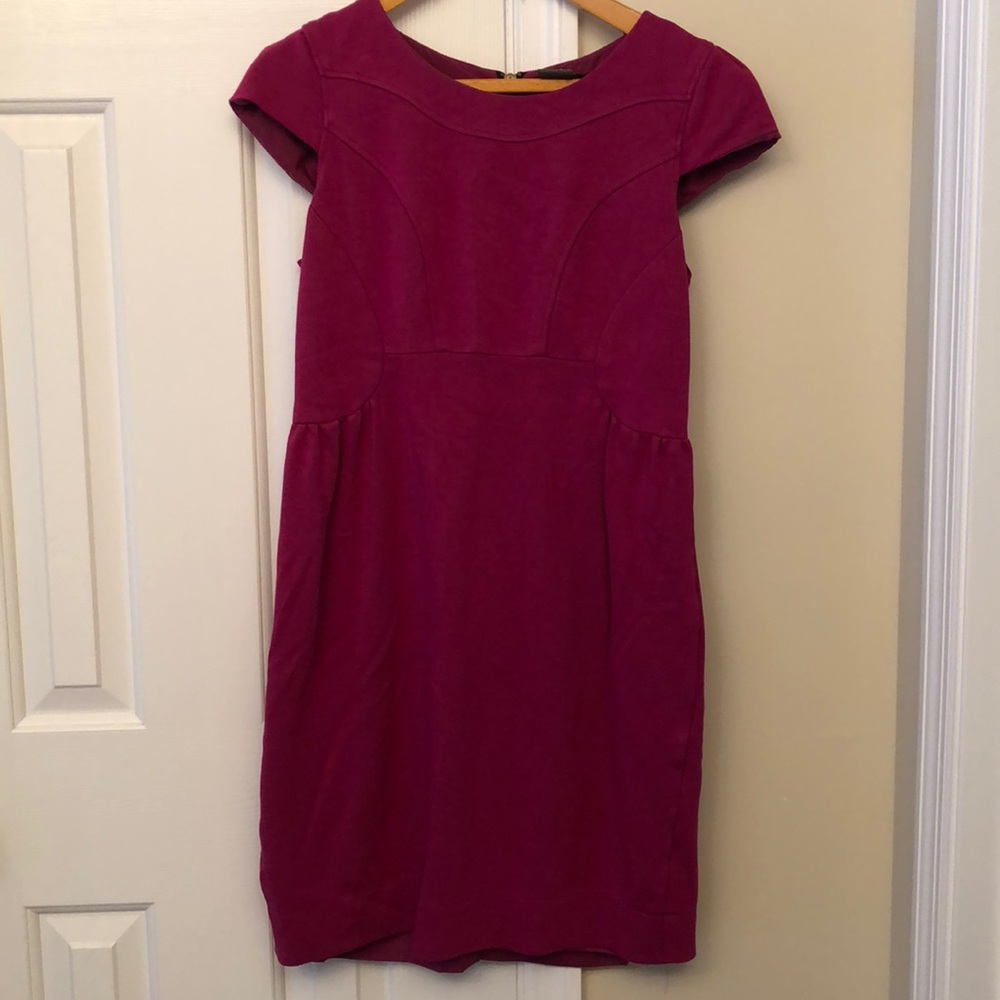 Dark pink dress